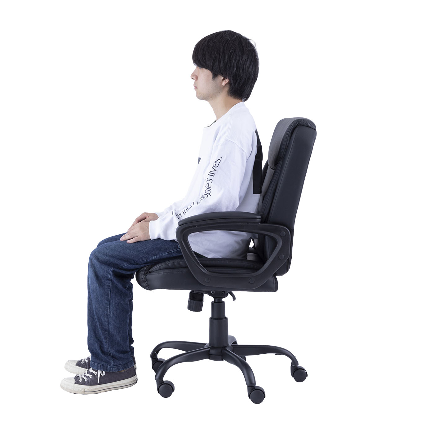Classic Puresoft Padded Mid-Back Office Computer Desk Chair 9