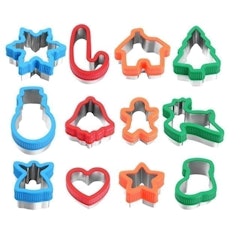 Christmas Cookie Cutters with Comfort Grip