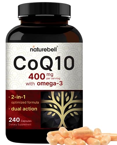 CoQ10 400mg with Omega 3 Fatty Acids 1