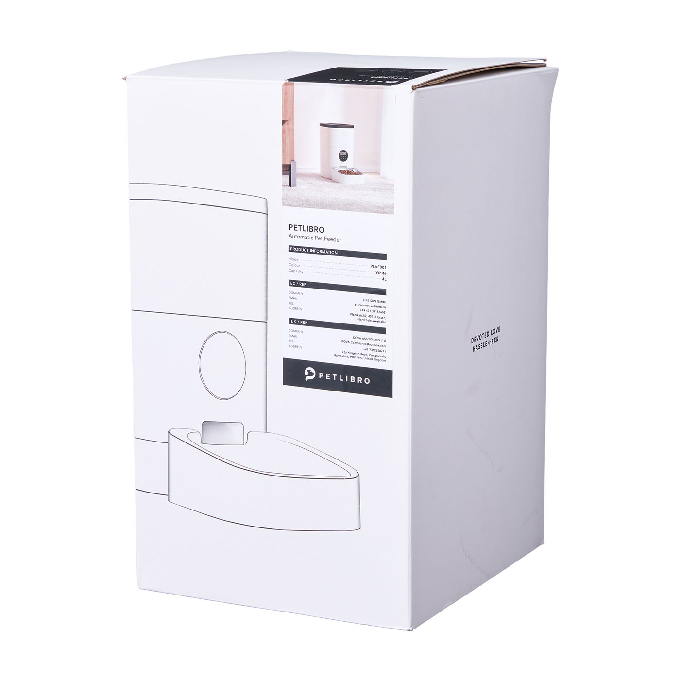 Automatic Cat Feeder with Customize Feeding Schedule 4L 6