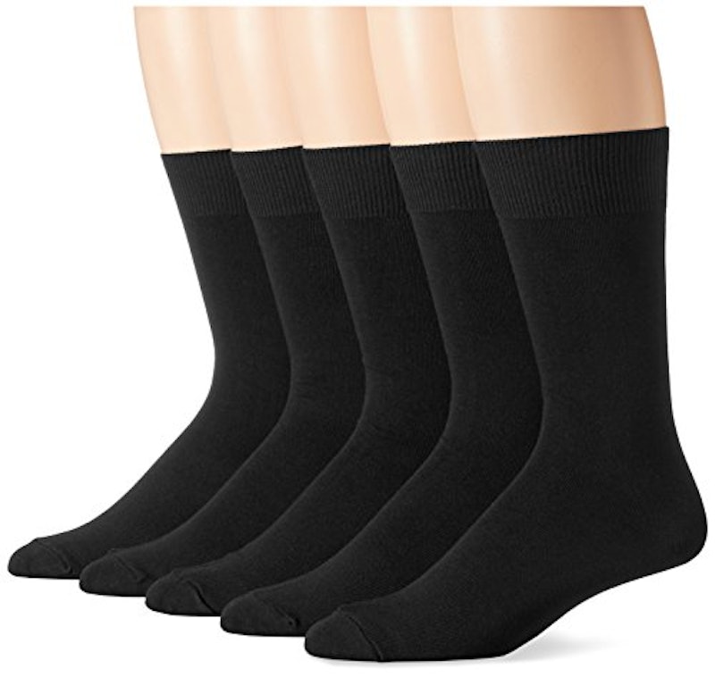 Men's Solid Dress Socks 1