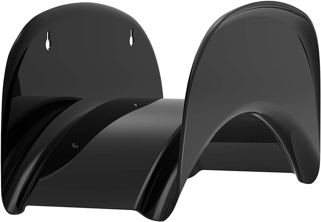 Wall-Mounted Heavy Duty Black Hose Bracket 1