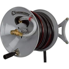 Perpendicular Wall-Mount Garden Hose Reel