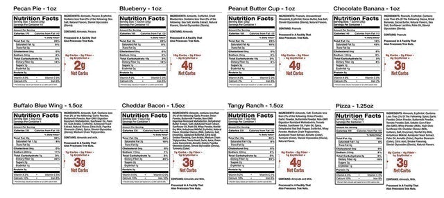 Nut Butters and Almonds Sampler Pack 2