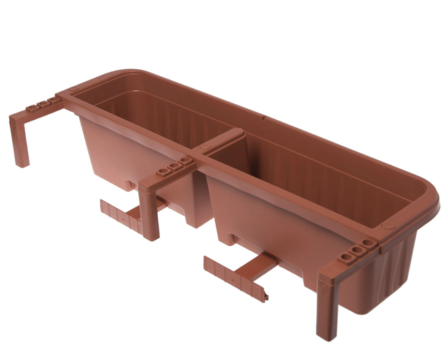 Adjustable Self-Watering Railing Planter 1