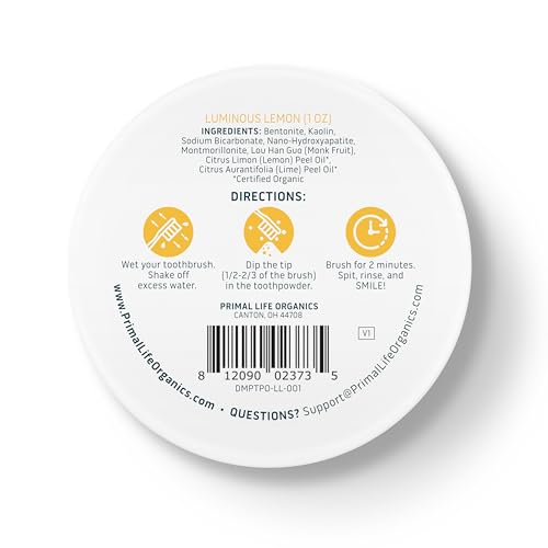 Dirty Mouth Luminous Lemon Toothpowder 2