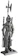 Lizh Metalwork Dark Knight Fireplace Tool Set 1