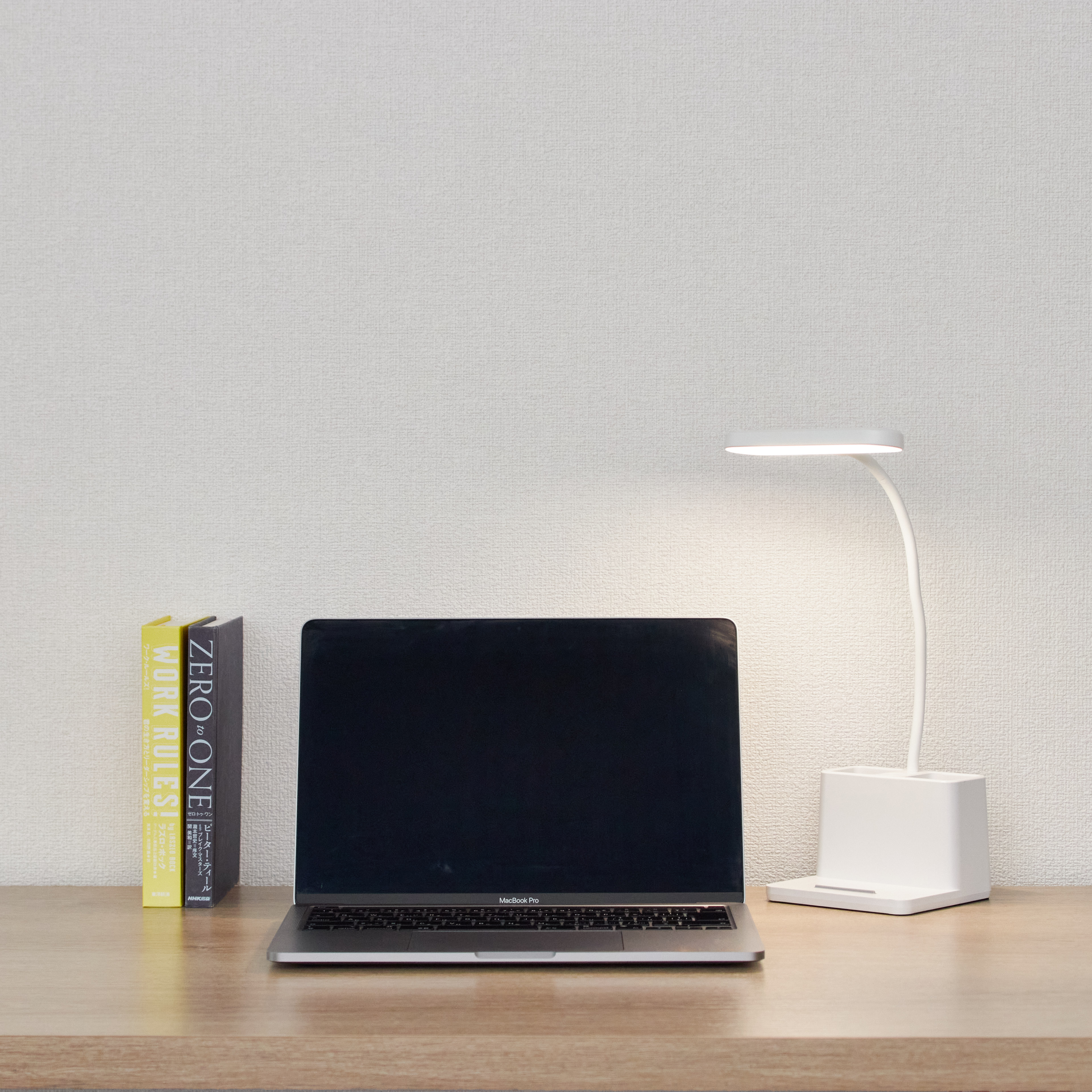 Led Desk Lamp with Pen and Phone Hold 9