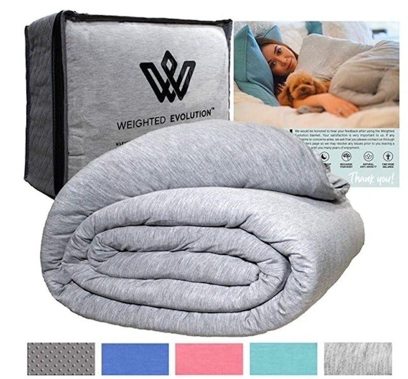 Weighted Blanket and Organic Bamboo Duvet Cover 1