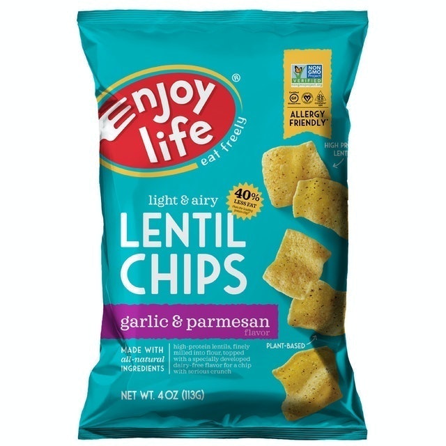 Garlic and Parmesan Lentil Chips 1