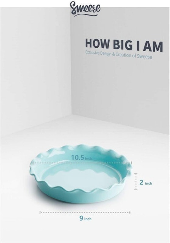 Round Pie Plate With a Ruffled Edge 2