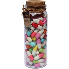 Capsule Letters Message in a Bottle