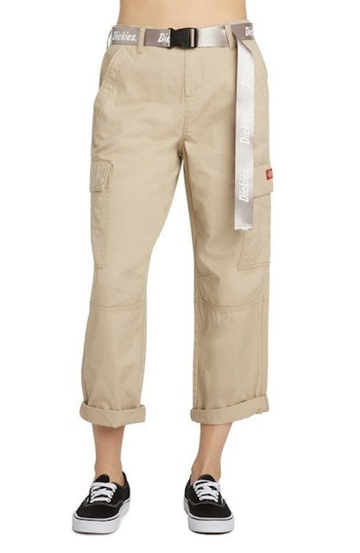 Belted Crop Utility Cargo Pants 1