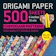 Tuttle Publishing Origami Paper 500 Sheets Chiyogami Patterns 1