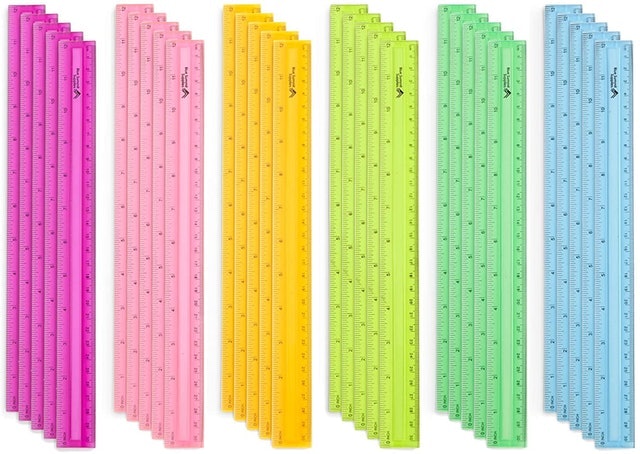30 Plastic Rulers 1