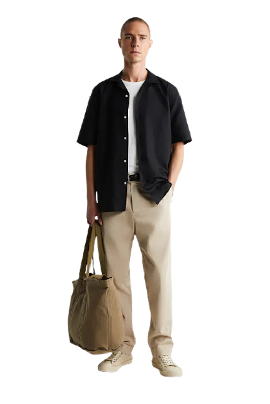 Textured Linen Cotton Shirt 1