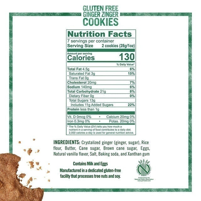 Gluten Free Ginger Zinger Cookies 2
