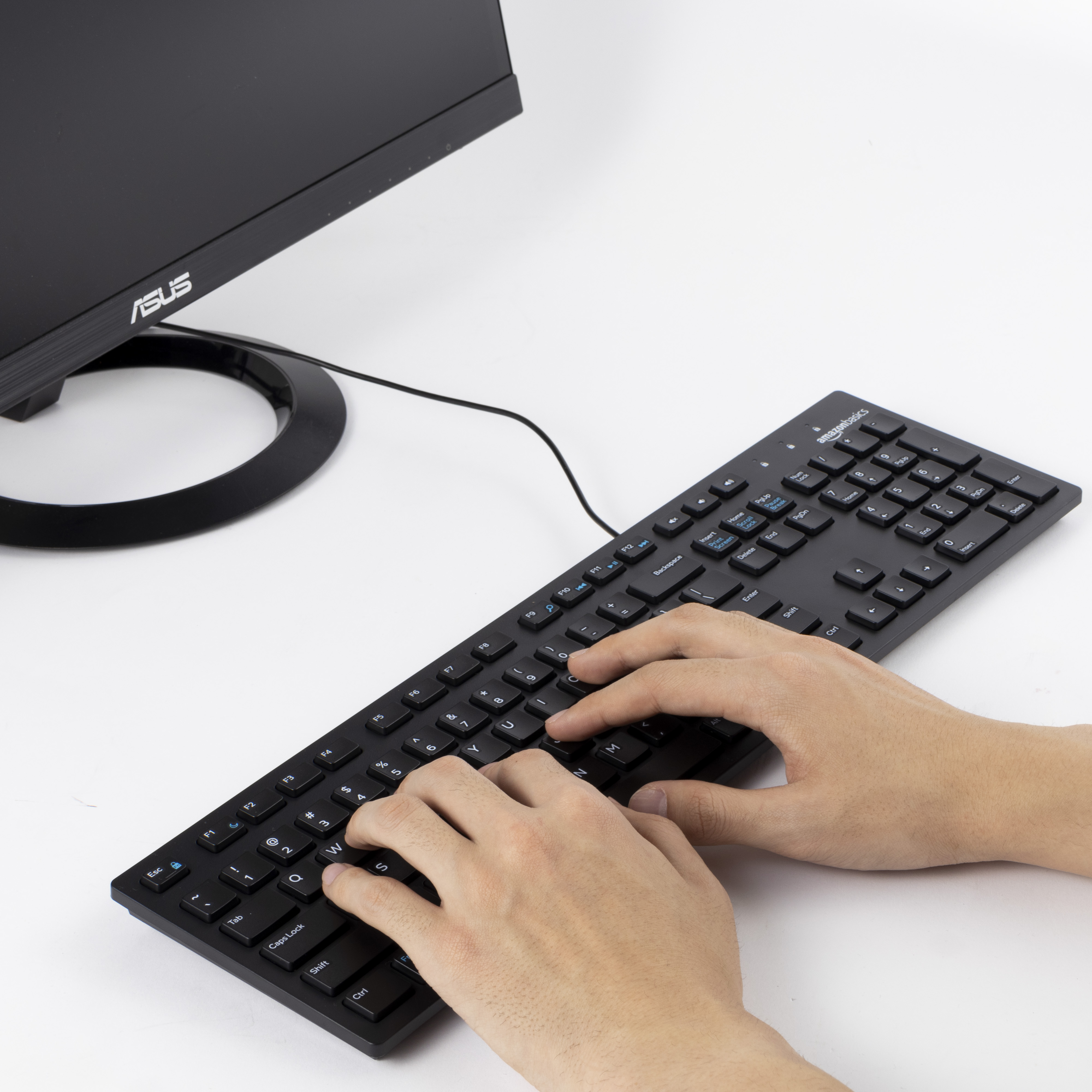 Amazon Basics Low-Profile Wired USB Keyboard 6