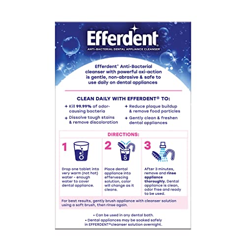 Anti-Bacterial Dental Appliance Cleanser Tablets 2