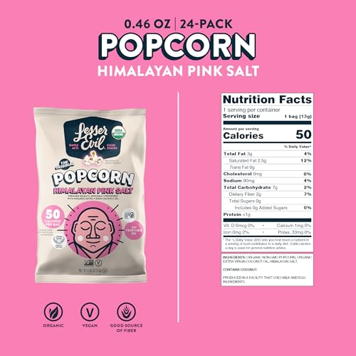 Himalayan Pink Salt Organic Popcorn 2