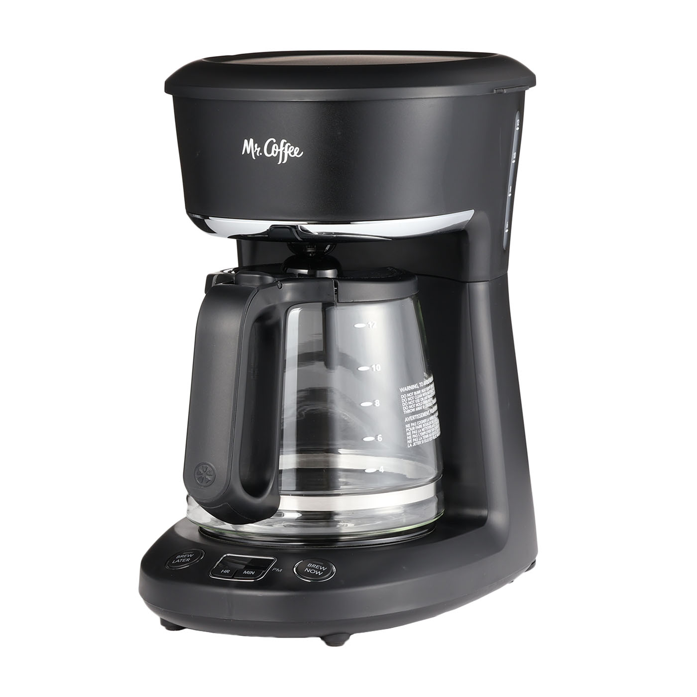 Mr. Coffee 12-Cup Programmable Coffeemaker, Brew Now or Later 1