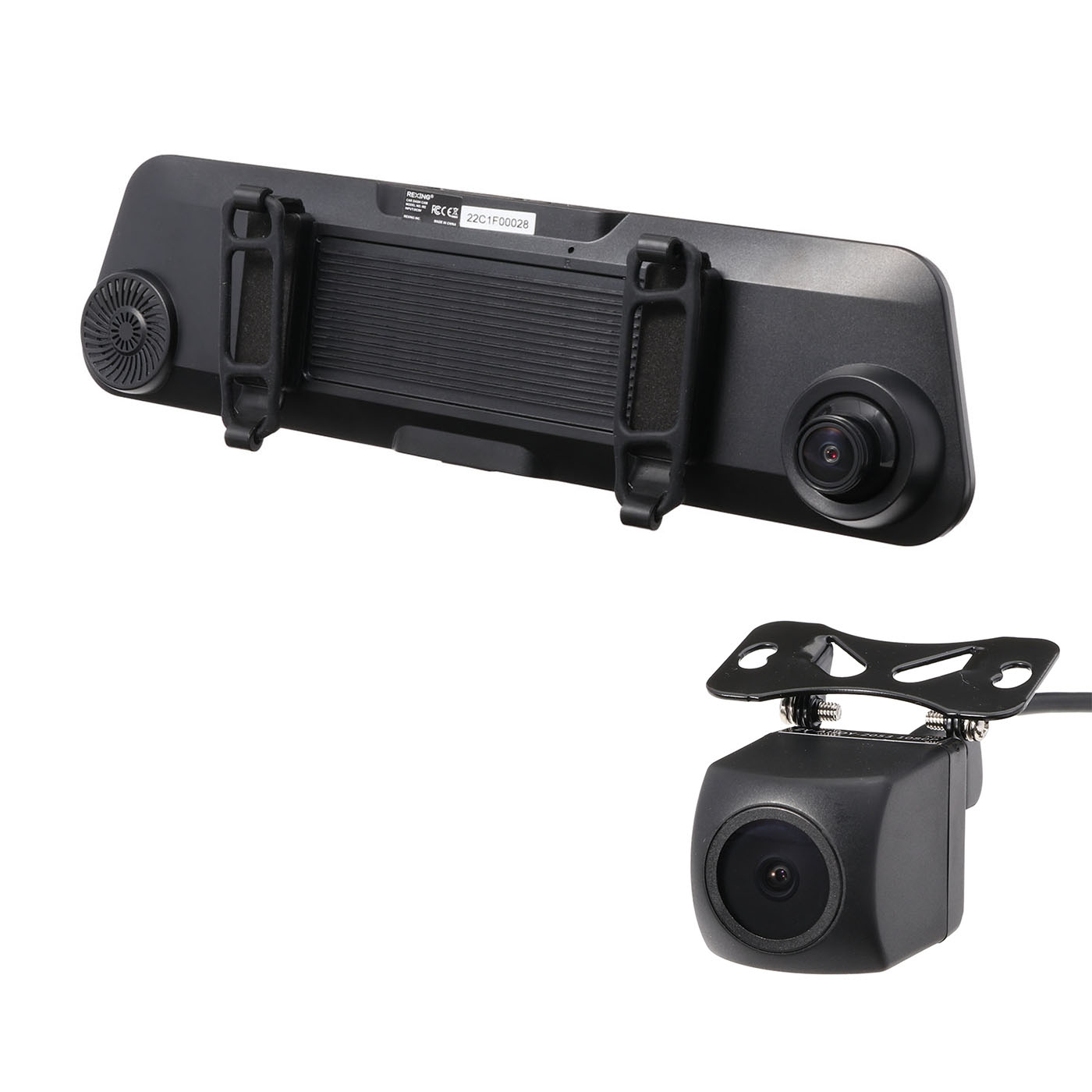 Smart BSD ADAS Dual Mirror Dash Cam 1080p (Front+Rear) with GPS 1