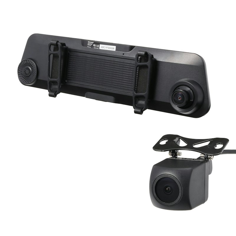 COOAU 2.5K Wi-Fi Dash Camera Front And Inside - Built-in GPS, Supports 256GB, Supercapacitor
