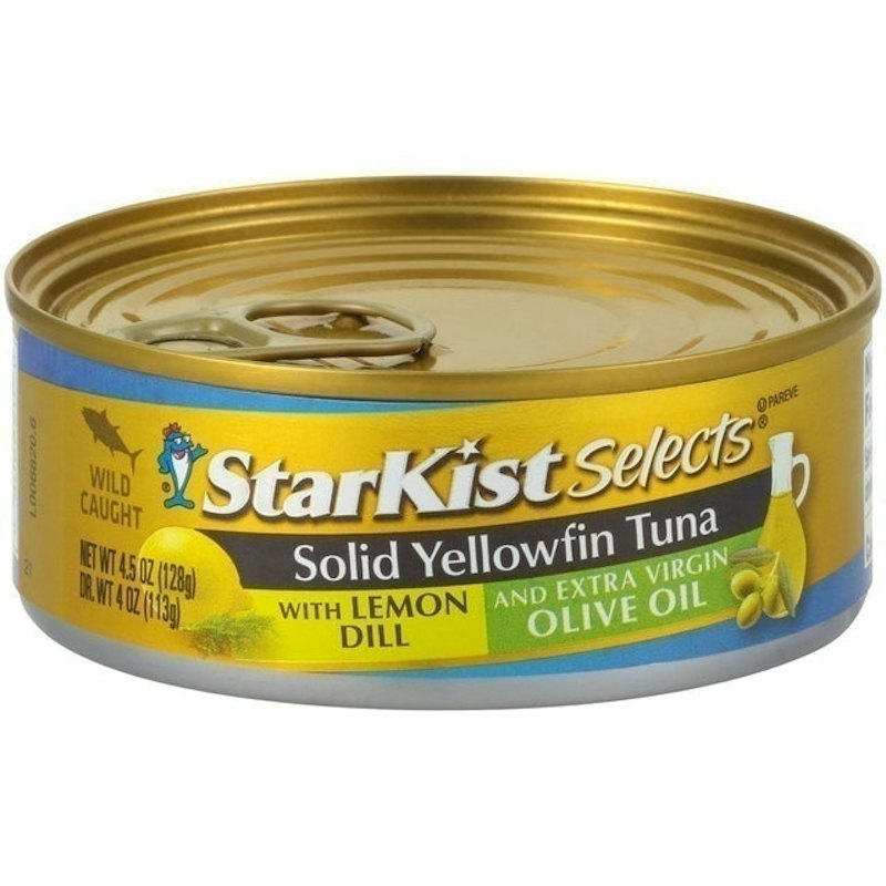 Solid Yellowfin Tuna With Lemon Dill and Extra Virgin Olive Oil 1