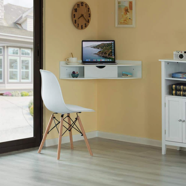 Workstation Computer Desk with Storage Shelves 3