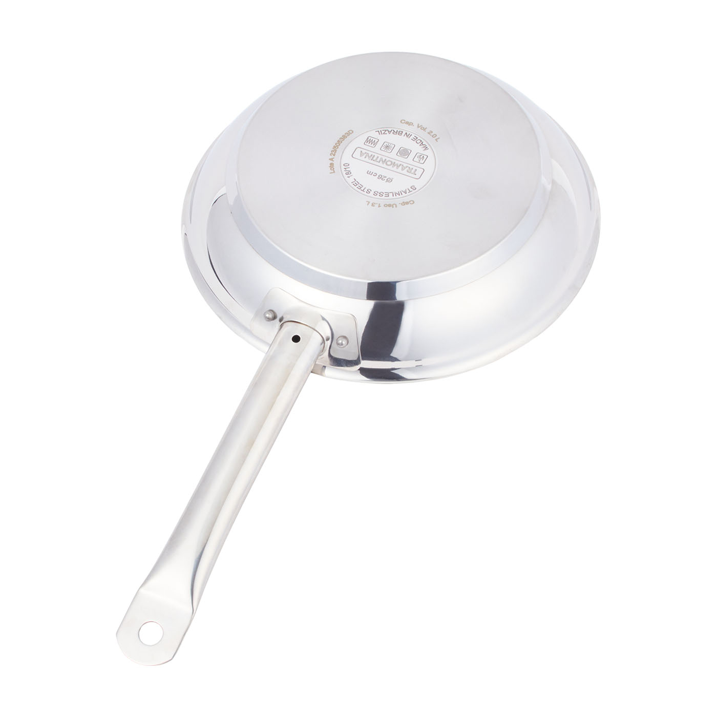 Tri-Ply Base 10 in Stainless Steel Fry Pan with Nonstick Interior 2