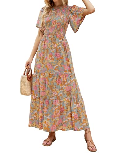 Floral Print Maxi Dress 1