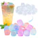 VOGVOG 80 Pack Color-changing Reusable Ice Cube for Drinks 1