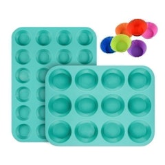 Silicone Muffin Pan Cupcake Set