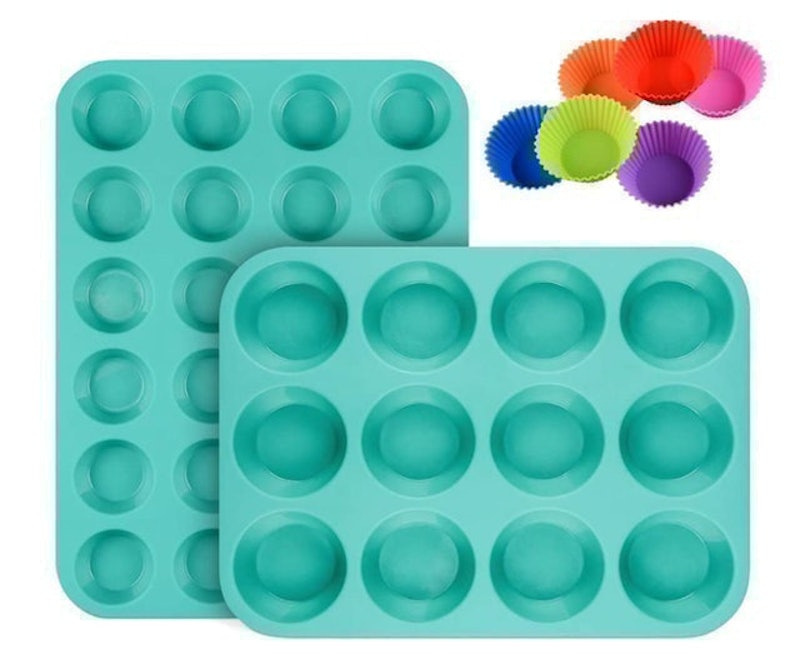 Silicone Muffin Pan Cupcake Set 1