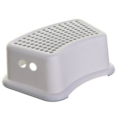 Step Stool - Grey & White