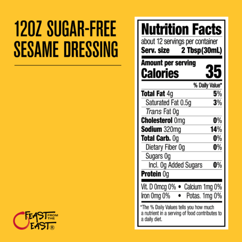 12oz Sugar-Free Sesame Dressing 3