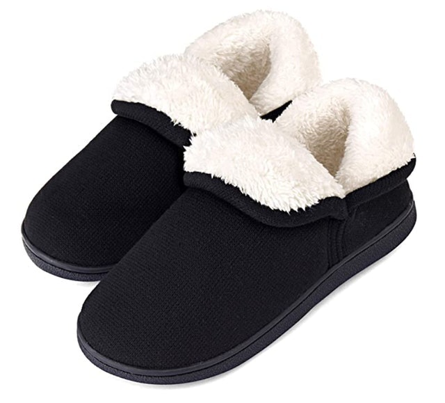 Fuzzy Memory Foam Booties 1