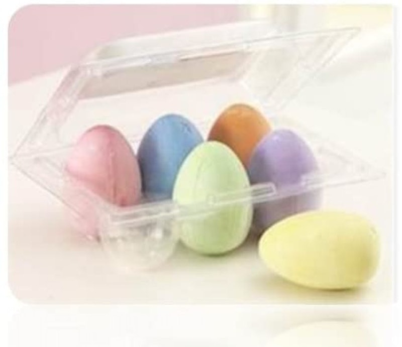 Egg-Shaped Sidewalk Chalk 1