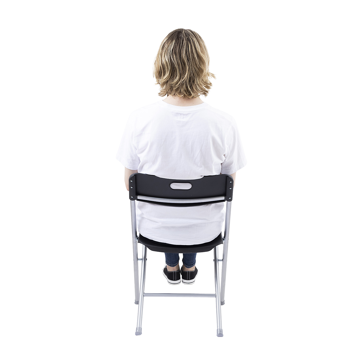 Mainstays Resin Seat & Back Folding Chair 9