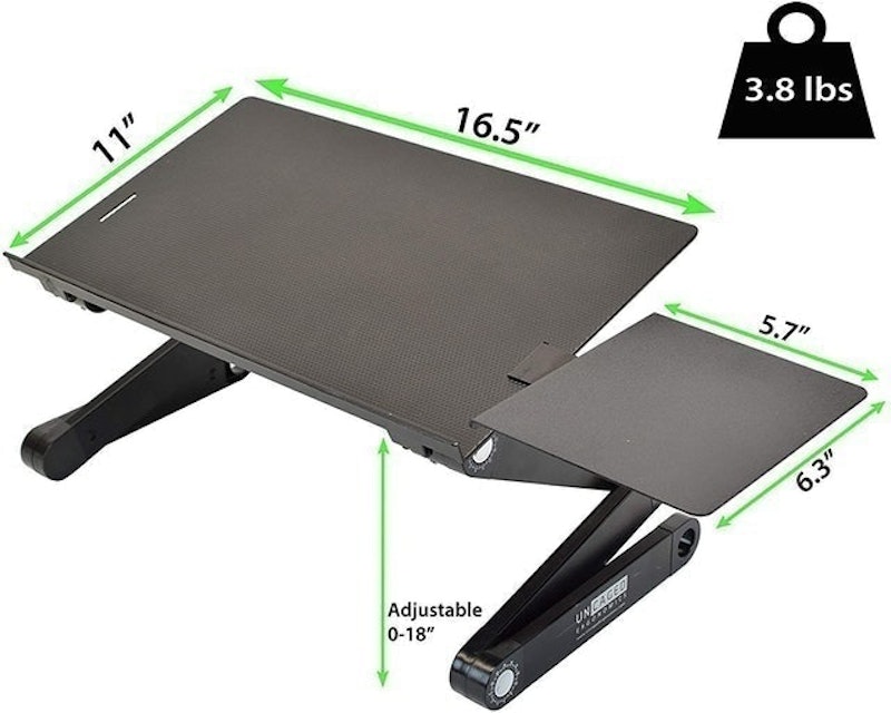 Angle tilt Aluminum Desktop Tray 2