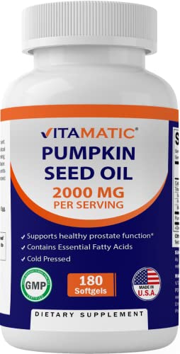 Pumpkin Seed Oil 2000 mg Softgel 1