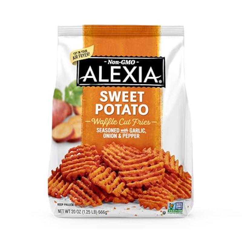 Waffle Cut Sweet Potato Seasoned Fries, Non-GMO Ingredients, 20 oz (Frozen) 1