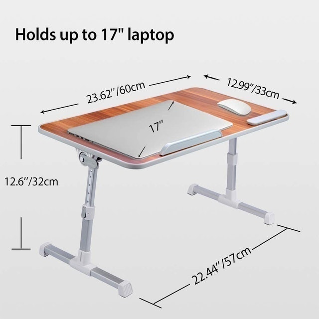 Height-Adjustable Laptop Bed Desk 2