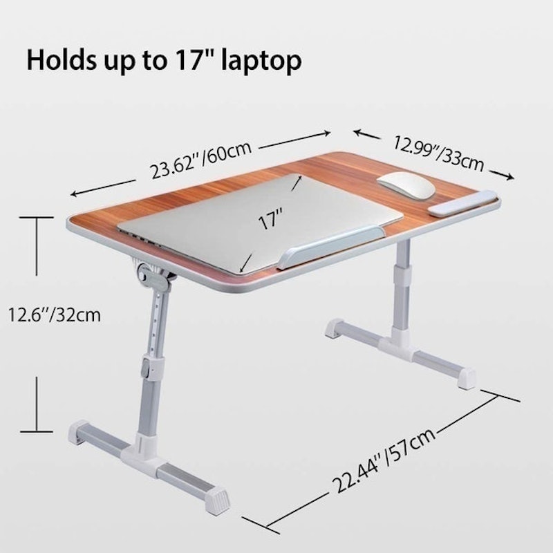 Height-Adjustable Laptop Bed Desk 2