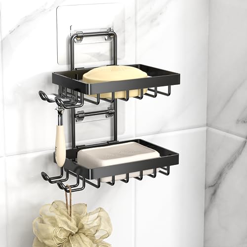 Double Soap Bar Holder for Shower 1