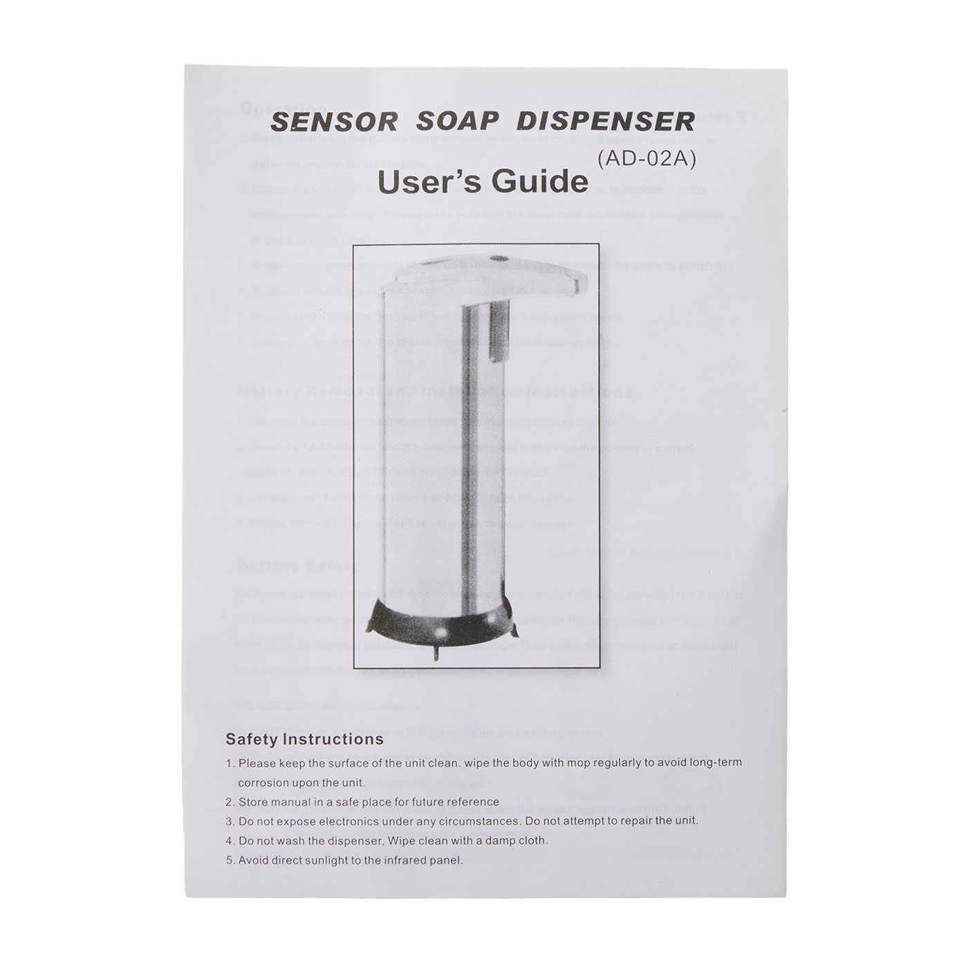 Automatic Soap Dispenser 6