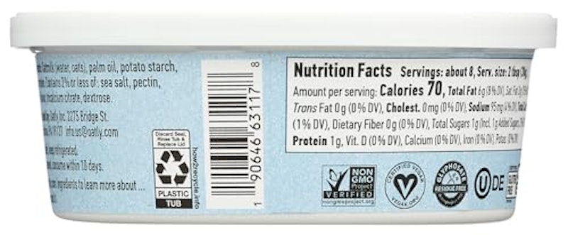 Plain Non Dairy Cream Cheese 2