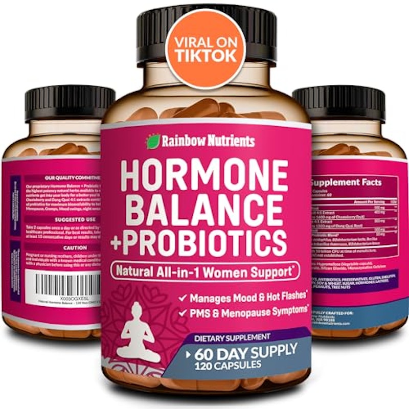 Hormone Balance + Probiotics for Women (3450mg) 1