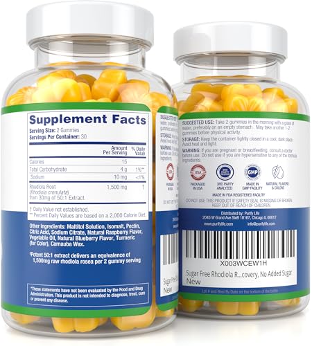 Sugar-Free Rhodiola Rosea Gummies 2