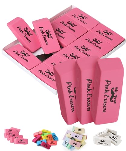 Pink Pencil Erasers 1